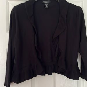 Cable and Gauge Cropped Topper Knit NWOT